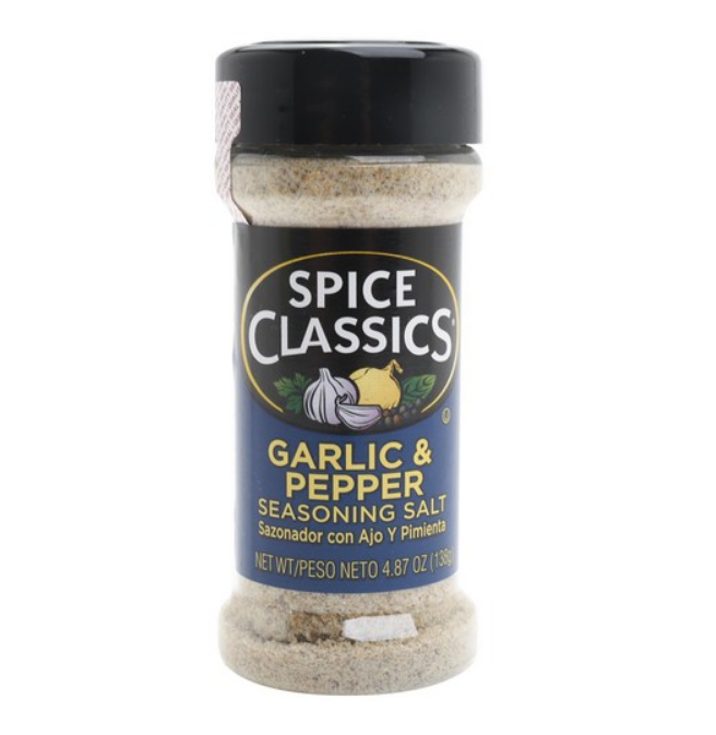 Spice Classics 갈릭&페퍼 시즈닝 솔트 마늘후추 소금 - 네이버최저가 대비 %싸게!