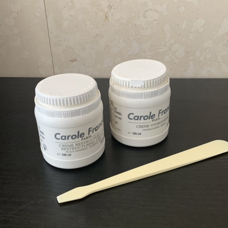  캐롤프랑크 크림, 이드라덤 & 리스트럭춰링 사용기