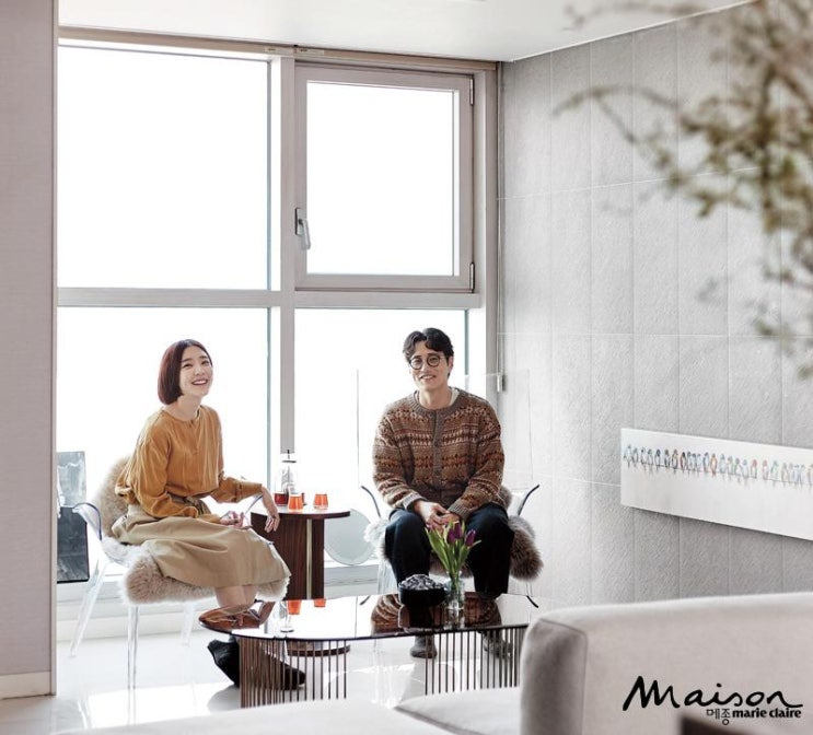  메종에 소개된 임성빈,신다은 집 인테리어