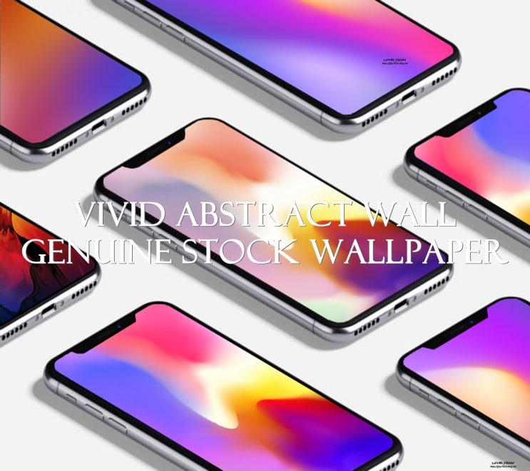 갤럭시 S9 플러스 배경화면 [ABSTRACT WALL] GENUINE STOCK WALLPAPERS