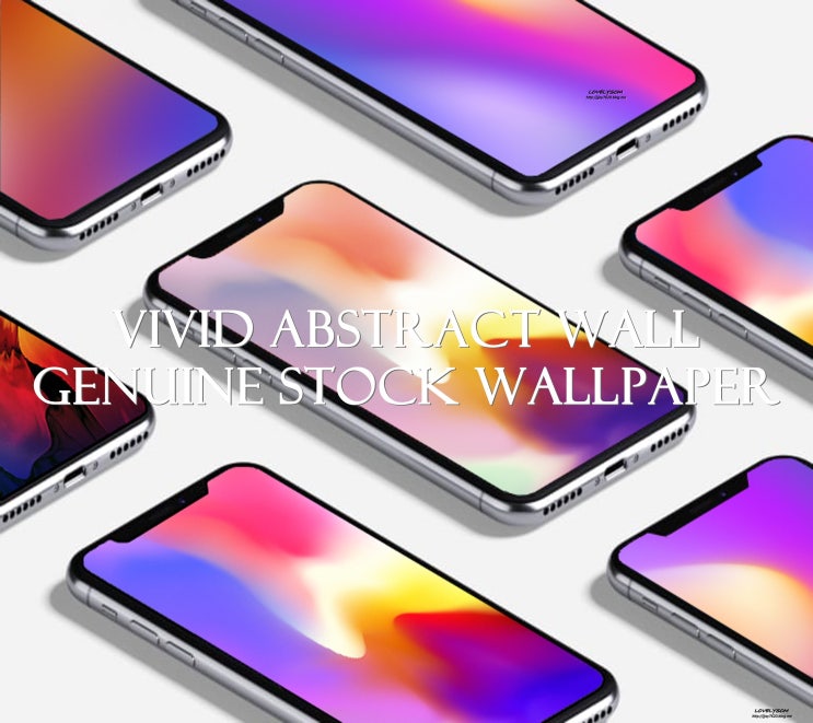  갤럭시 S9 플러스 배경화면 [ABSTRACT WALL] GENUINE STOCK WALLPAPERS