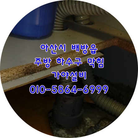  아산 배방 공수리 푸르지오아파트 하수구막힘 싱크대하수구 주방하수구가역류해요 아산하수구