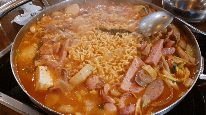  안양 평촌맛집 햄바라기 수제햄 부대찌개