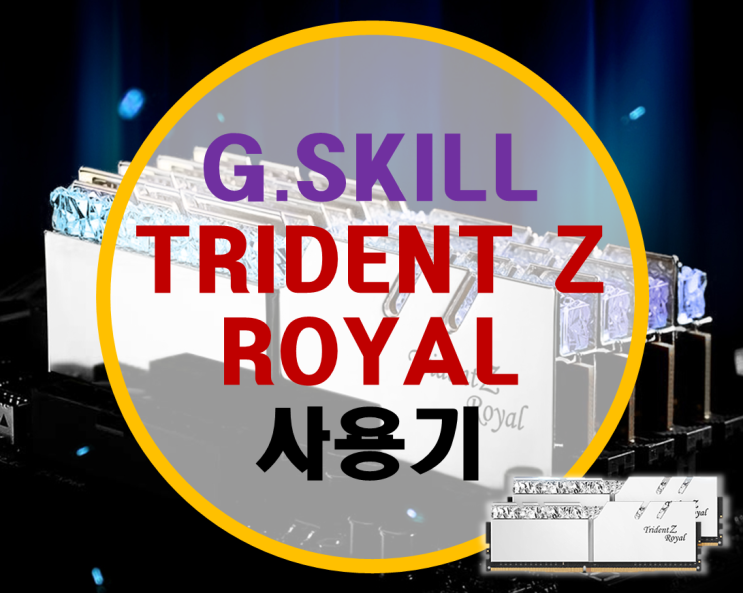 지스킬 트라이던트 Z 로얄 (ROYAL) 사용기