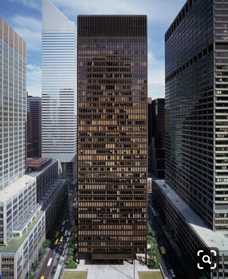 미스 반 데어 로에의 시그램빌딩 seagram building, new york by mies van der rohe, 1958 ...