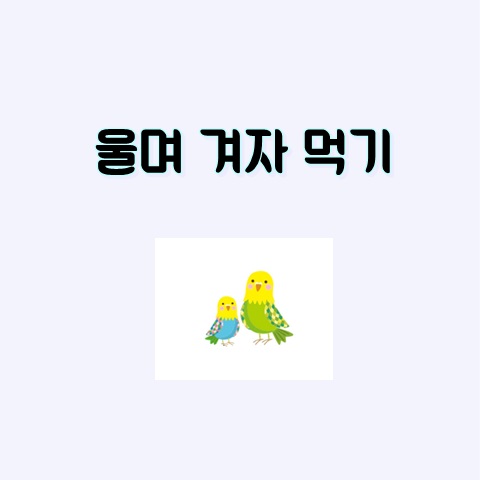 [속담] 울며 겨자 먹기