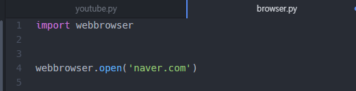 Python webbrowser.register() : 네이버 블로그