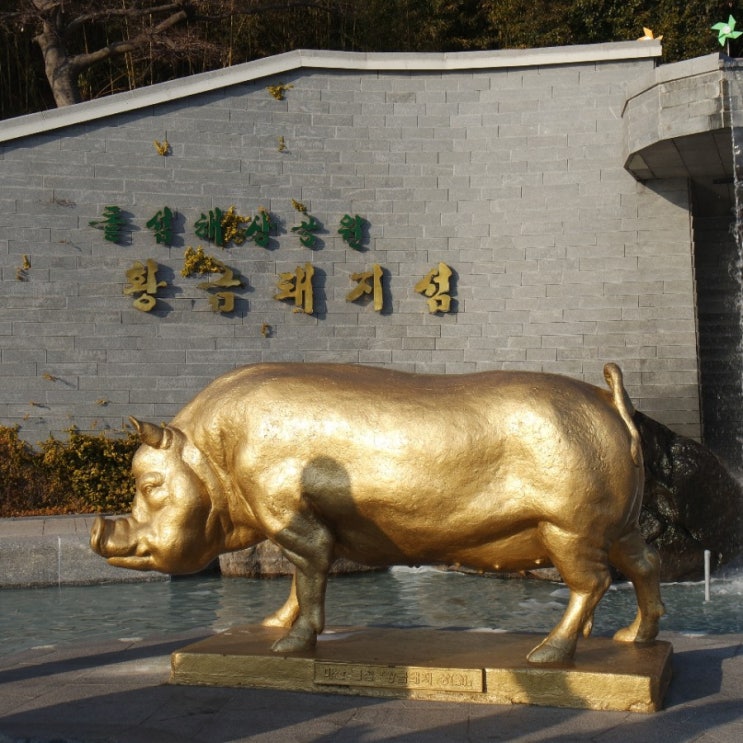  창원 마산 여행 가볼만한곳 "돝섬해상공원" 황금돼지섬
