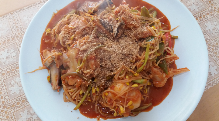  오늘 저녁 매뉴는 아귀찜 만들기로...