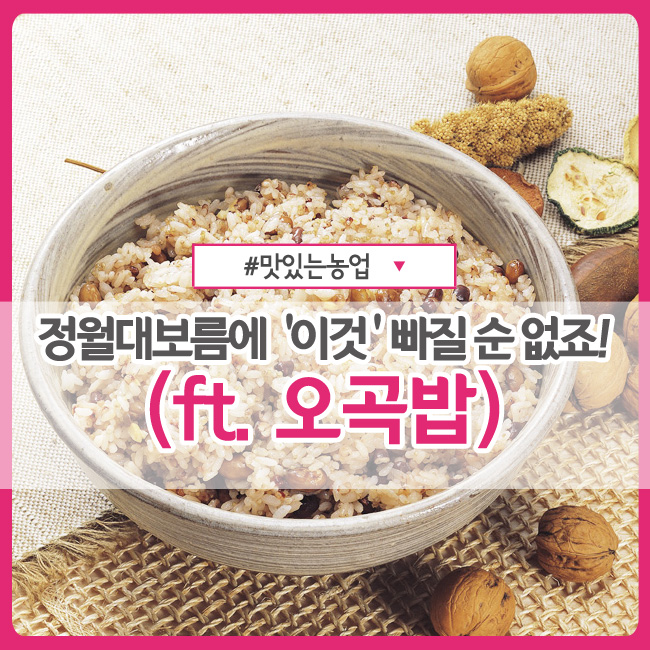  정월대보름에 '이것' 빠질 순 없죠! (ft. 오곡밥)