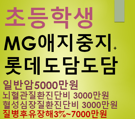  18 초등학생보험 MG애지중지와 롯데도담도담비교하고 가성비좋게 가입하기
