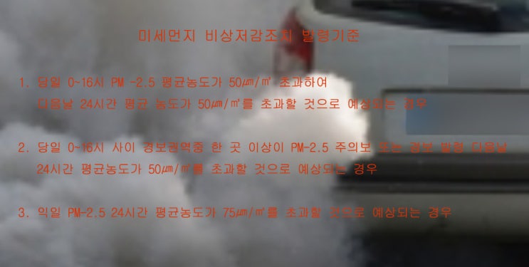 배출가스5등급 차량 운행제한 정보 배출가스5등급 차량 운행제한 정보