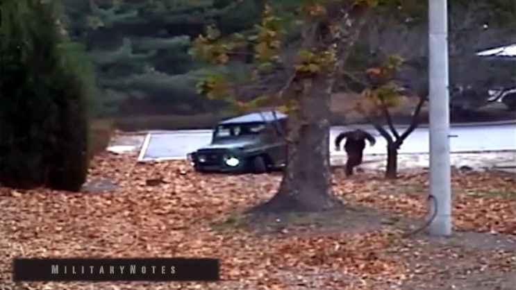  북한군 하전사 오청성씨 JSA 귀순 CCTV 풀버전