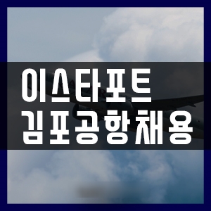  부산지상직과외학원 김포공항 채용