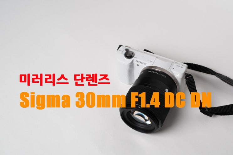 시그마 30mm F1.4DC DN 솔직한 사용기