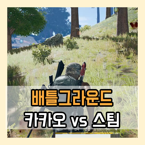 카카오배그 스팀배그 개인적인 생각!