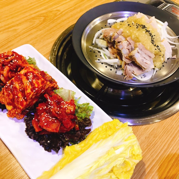  190217 의정부 동오마을 보쌈 맛집 추천 : 달인보쌈 마늘보쌈 + 막국수 세트 보쌈김치 백김치 순두부찌개 생활의 달인 메뉴판 가격 솔직 후기