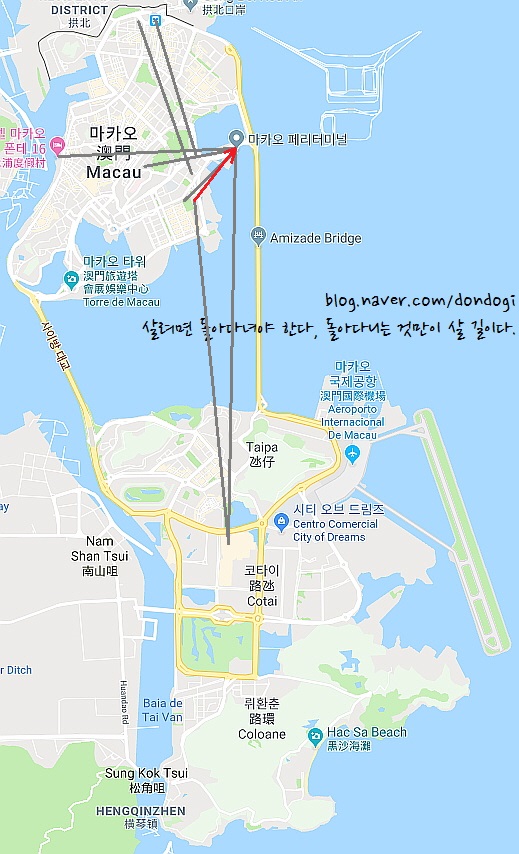  [마카오] 무료 호텔 버스의 모든 것 - 볼거리를 싹 다 구경했는데 일반 버스를 2번밖에 안 탔다