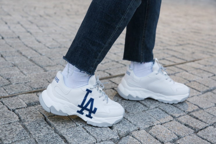  키높이 운동화 MLB 빅볼청키 후기 아 예뻐~