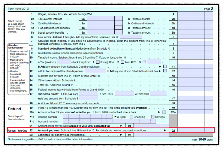 [미국세금] 세금내는 방법 (1) - Form 1040-V
