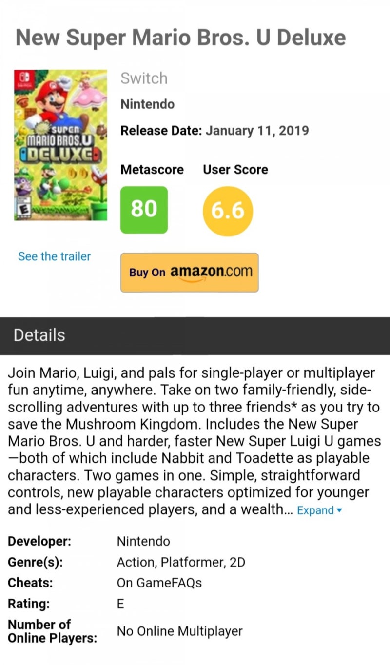 닌텐도스위치]뉴 슈퍼 마리오브라더스 U디럭스 간단 리뷰 및 공략 : 네이버 블로그