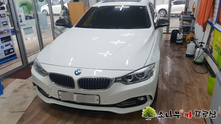  BMW  F32 420D 안드로이드 M2C 장착