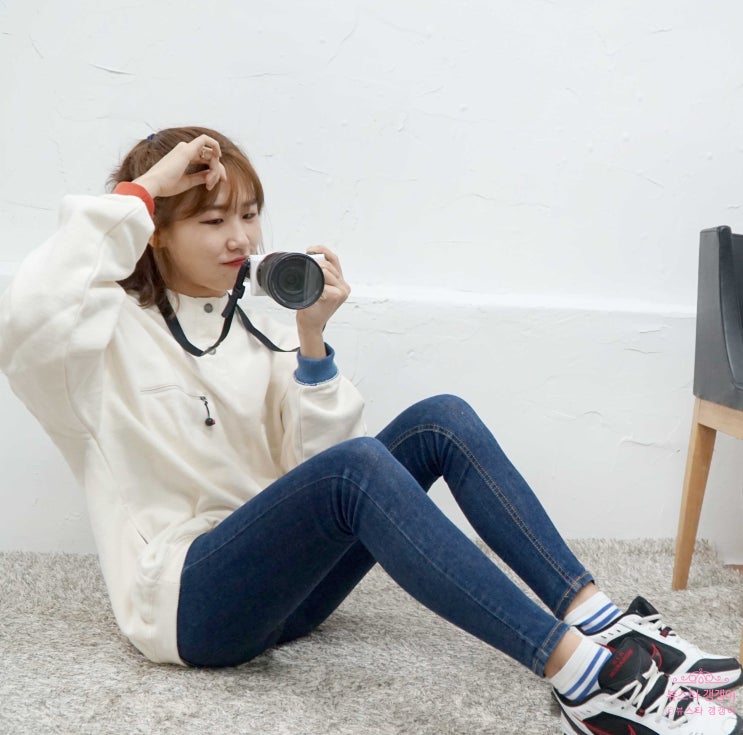  밀레 클래식 여자 맨투맨 브랜드로 봄코디 하기