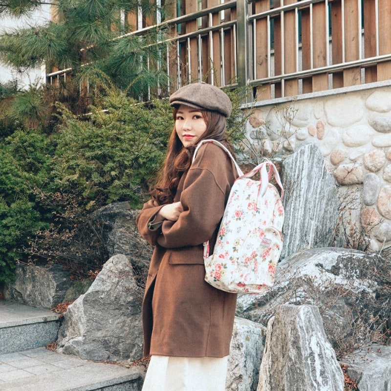 캐스키드슨 백팩 봄느낌 물씬나는 너무예쁜 학생백팩!