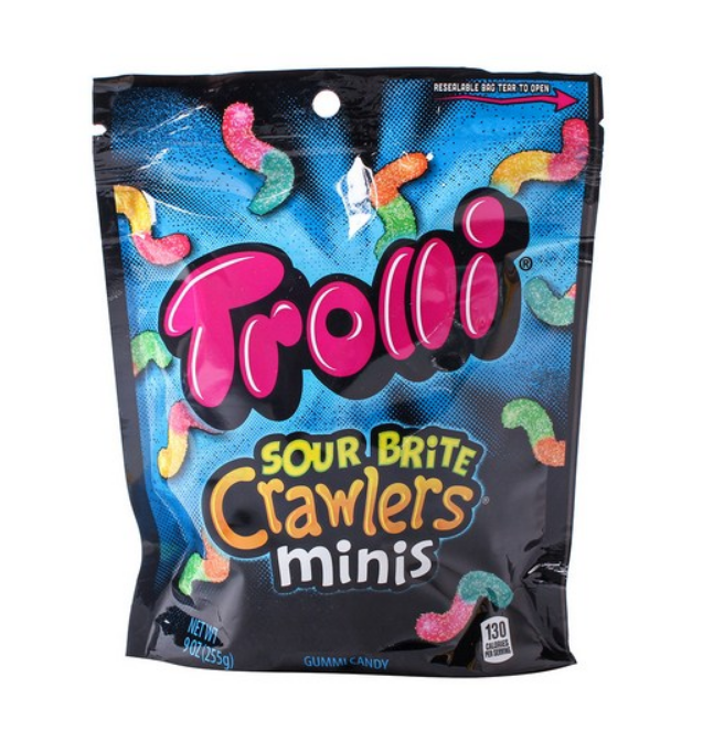 Trolli 트롤리 사워 브라이트 크롤러 미니 255g - 네이버최저가보다 78%할인!