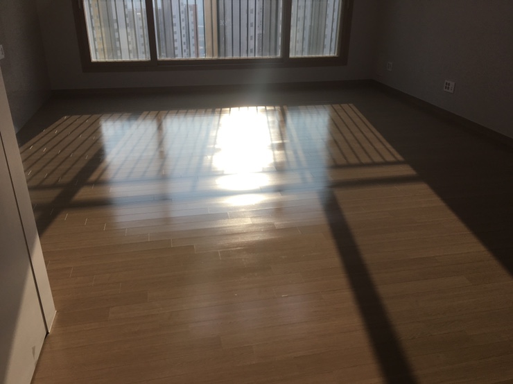 하남 미사 강변 제일 풍경채 마루 코팅 입주청소 문의하세요
