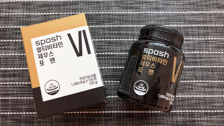  [제품/건강] 종합비타민 :: 멀티비타민미네랄추천 '스패쉬 제우스 포 맨'