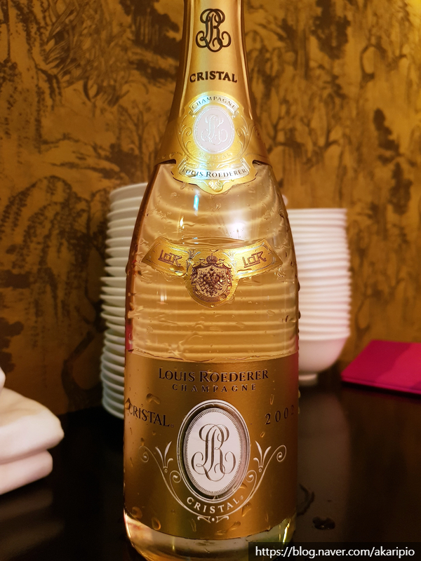  Champagne Louis Roederer, Cristal, Brut, 2002 (Late Release) (루이 로드레 / 뢰더러, 크리스탈 브륏 레이트 릴리즈 버전)