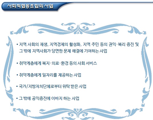 사회적협동조합의 기관, 임원, 조합원 사회적협동조합의 기관, 임원, 조합원