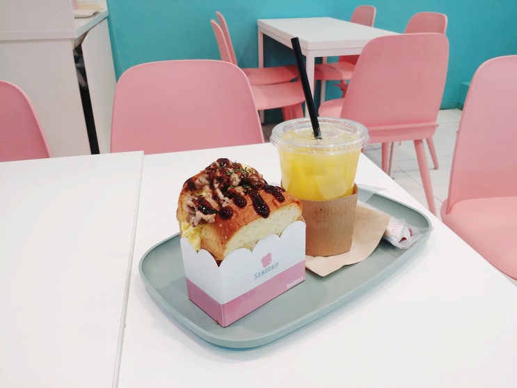  안산 샌드위치 샌드그립에서 먹어보았다 냠냠