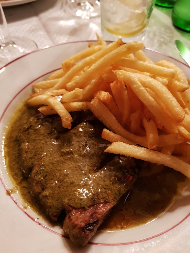  파리 권혁수 스테이크 맛집, Le relais de l'entrecôte