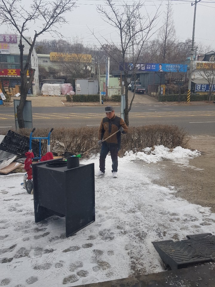 에코우드스토브 화목난로 제주도로 출발