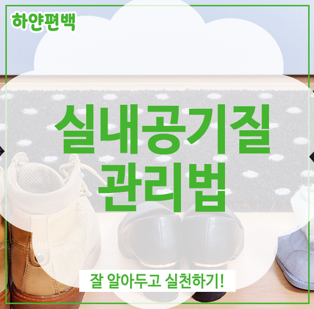  실내공기질 관리법, 잘 알아두고 실천하기!
