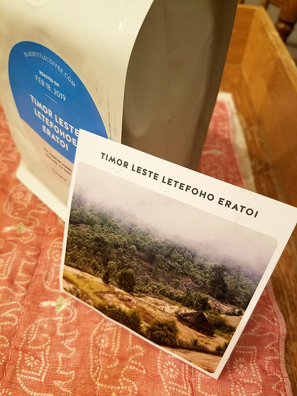  Timor Leste Letefoho Ertoi- 블루보틀 커피 동티모르 레테포호 