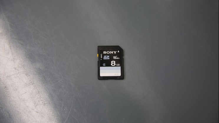 SONY 8GB SD CARD 메모리 해외여행 사진복구