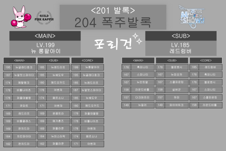  [메탈]204 폭주발록 믹스족보<2.0>