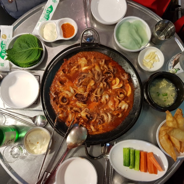 천호동 인생맛집 쭈꾸미골목 안 (쭈꾸쭈꾸쭈꾸미 방문후기) 사리무료