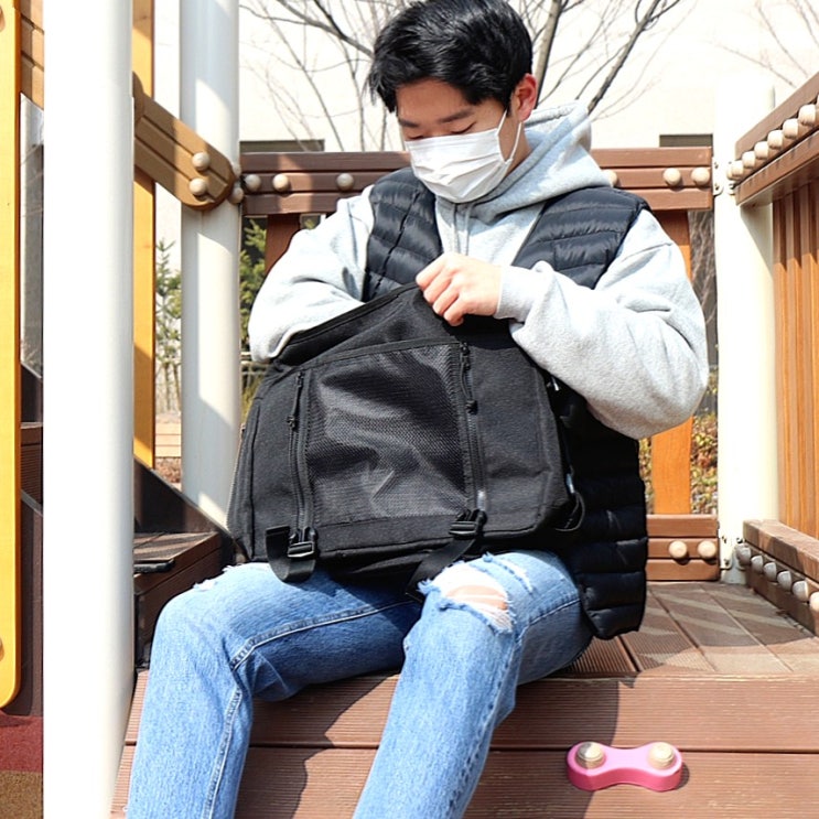  코듀라 HTML 메신저백 가방팝 개강주인공이야