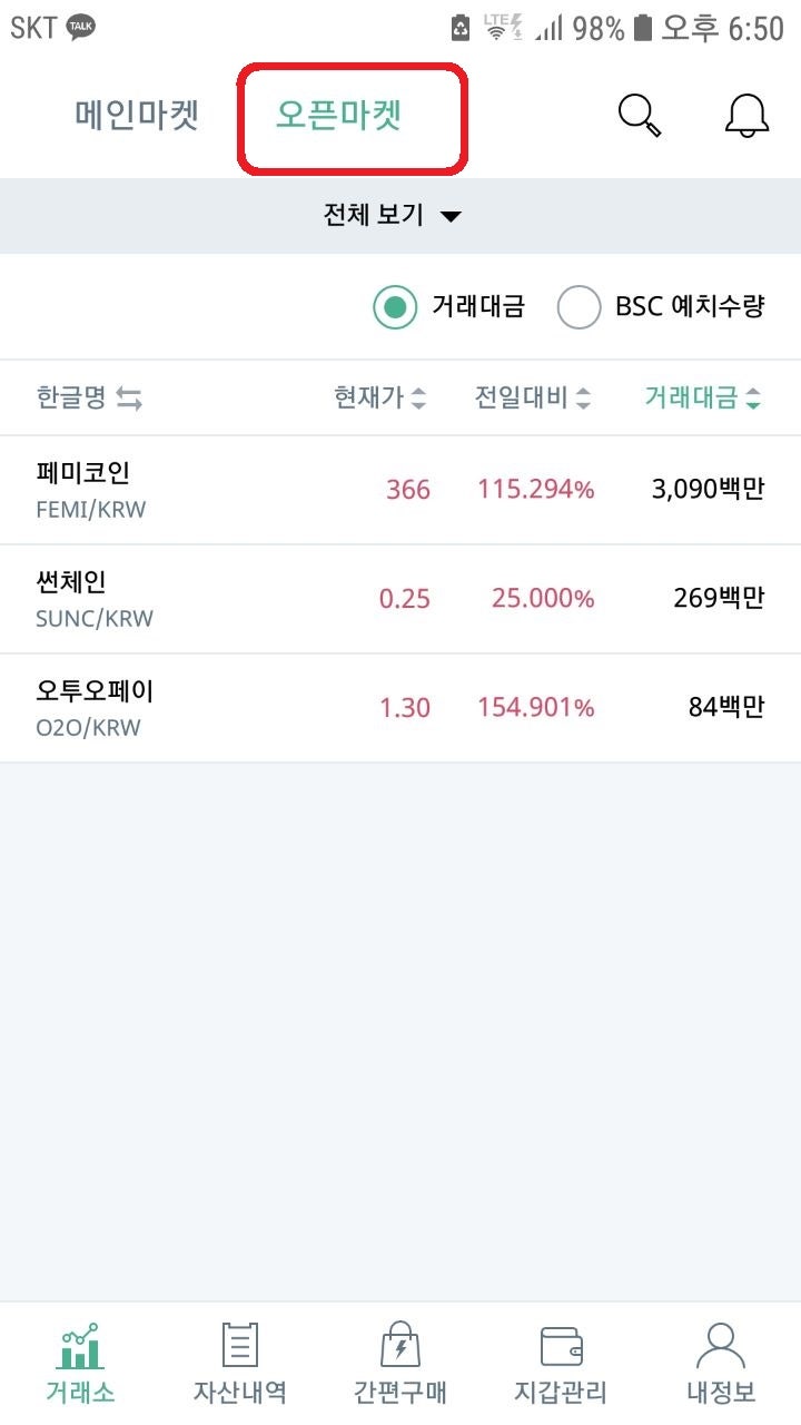 비트소닉 페미코인 오픈마켓 1위 등극 20배! : 네이버 블로그