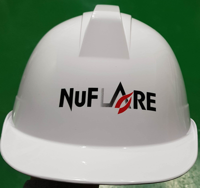  안전모 인쇄 - 전면 2도 그라데이션 NuFLARE
