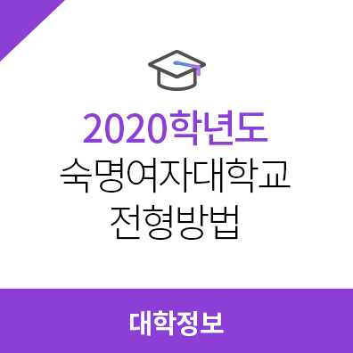  2020학년도 숙명여자대학교 전형방법, 모집요강, 수능 최저학력기준