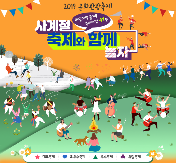 2019년 우리나라 사계절 축제 2019년 우리나라 사계절 축제