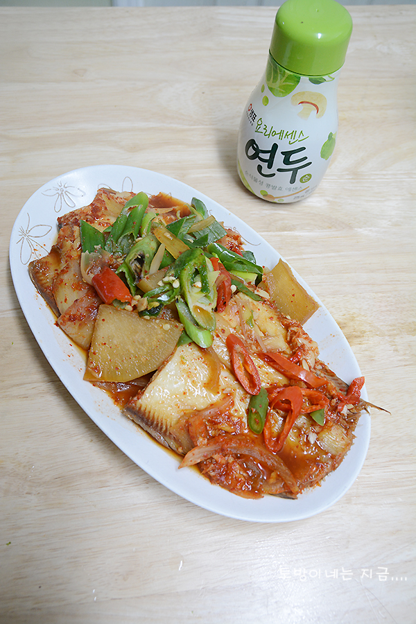  수미네 박대조림 :: 생선조림 양념장 만드는 법(요리에센스연두)