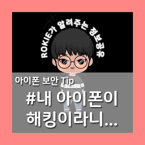  [아이폰 관리 팁] 내 아이폰이 해킹이라니....해킹 방지하는 방법