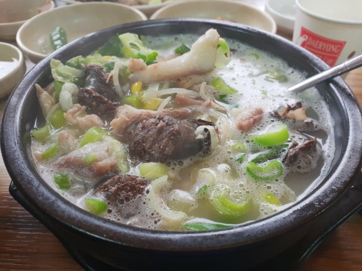  해남 맛집 신창 손 순대국밥을 방문 했습니다.
