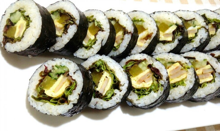  김밥맛집, 오토김밥만들기(고추냉이김밥)